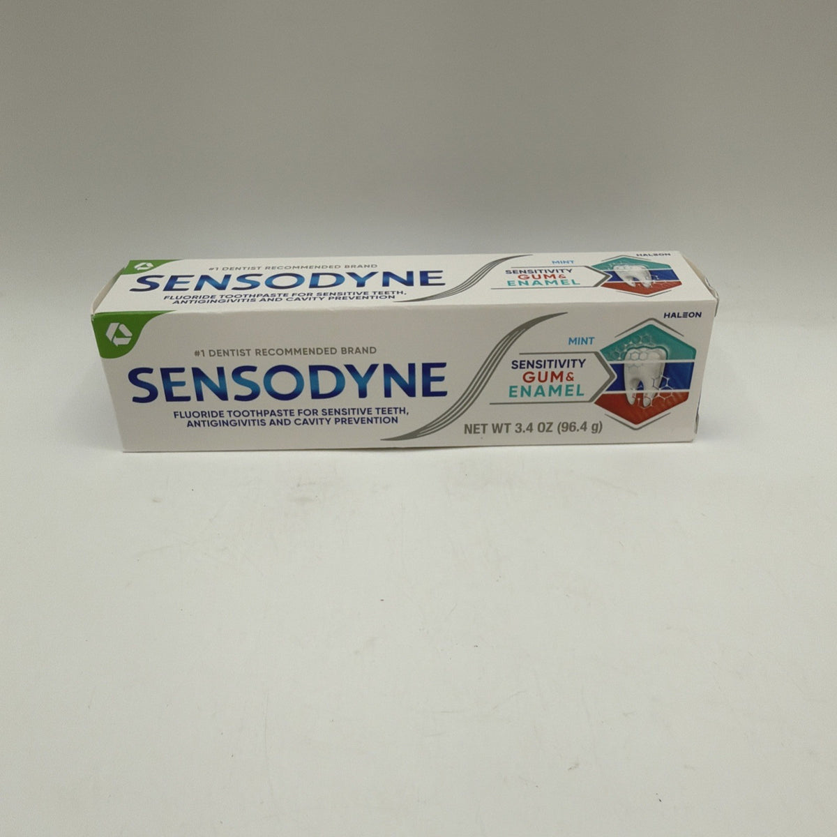 Sensodyne Toothpaste for Sensitive Gums & Enamel Mint 3.4 oz 2 Pack