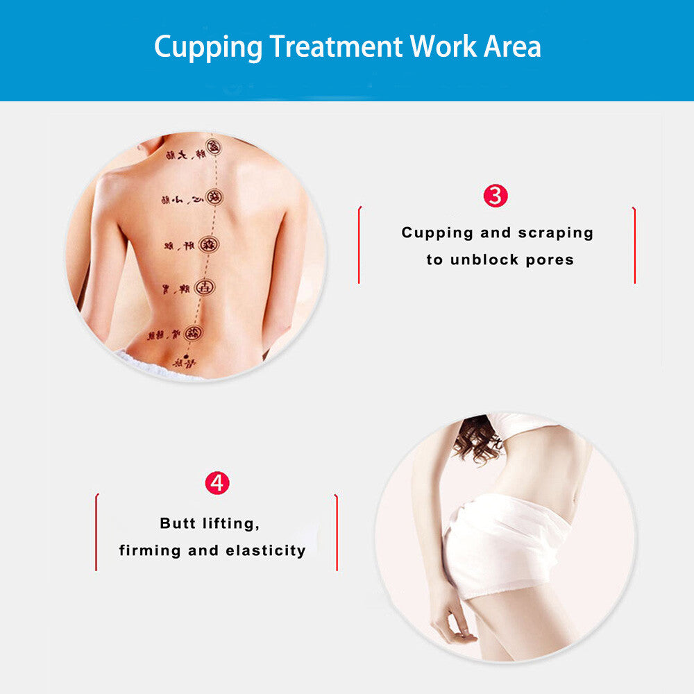 Vacuum Therapy Body Massage Machine for Breast & Butt Enhancement Pain Relief