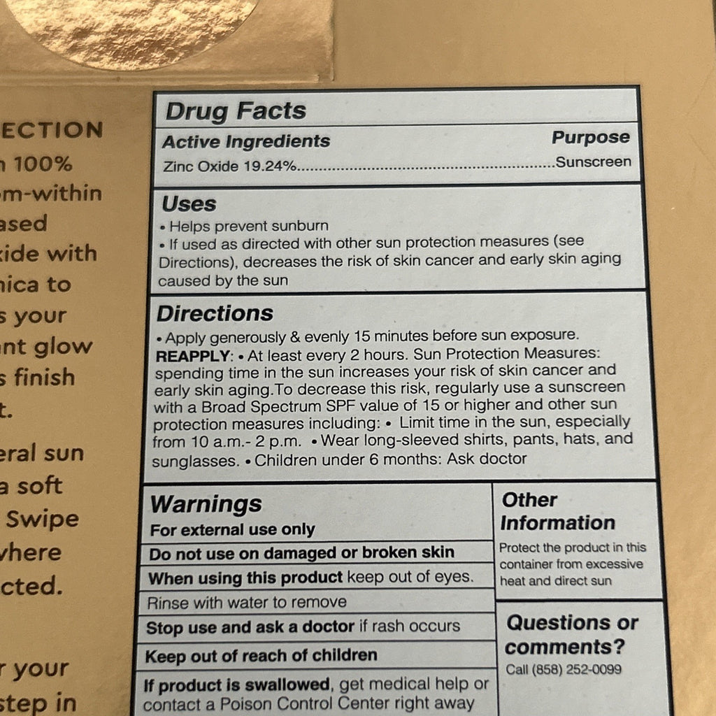 Sun Veil SPF 30 Illuminating Sunscreen by Kopari - Broad Spectrum, Exp 2028