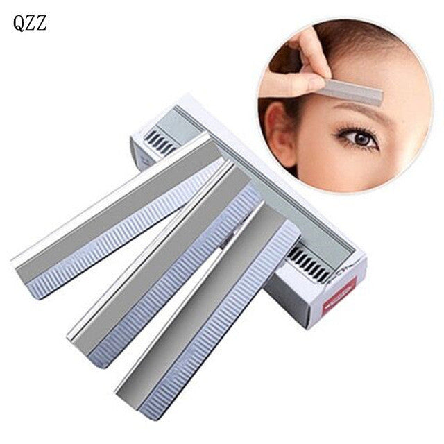 10 Blades Super Feather Razor for Eyebrow Hair - Platinum Coated Edge, Japan Made