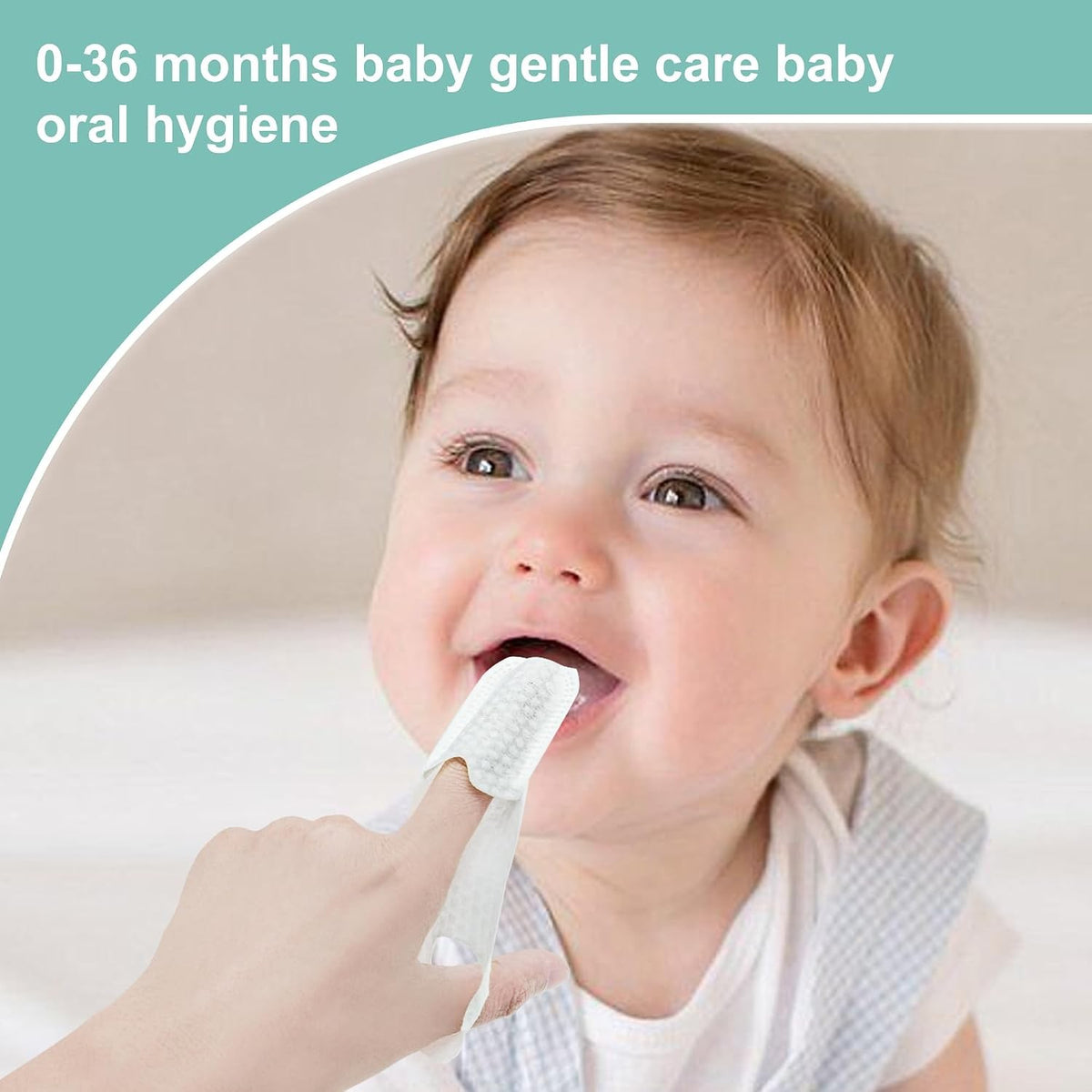 Baby Tongue Cleaner Wipes & Finger Toothbrush Set - Gentle Oral Hygiene