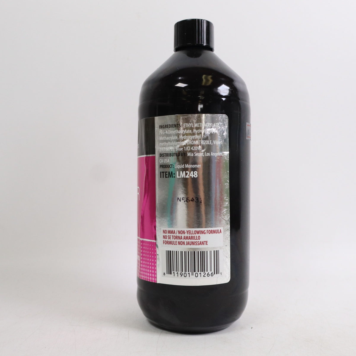 Mia Secret Acrylic Nail Liquid Monomer - 32 oz for Nail Enhancement