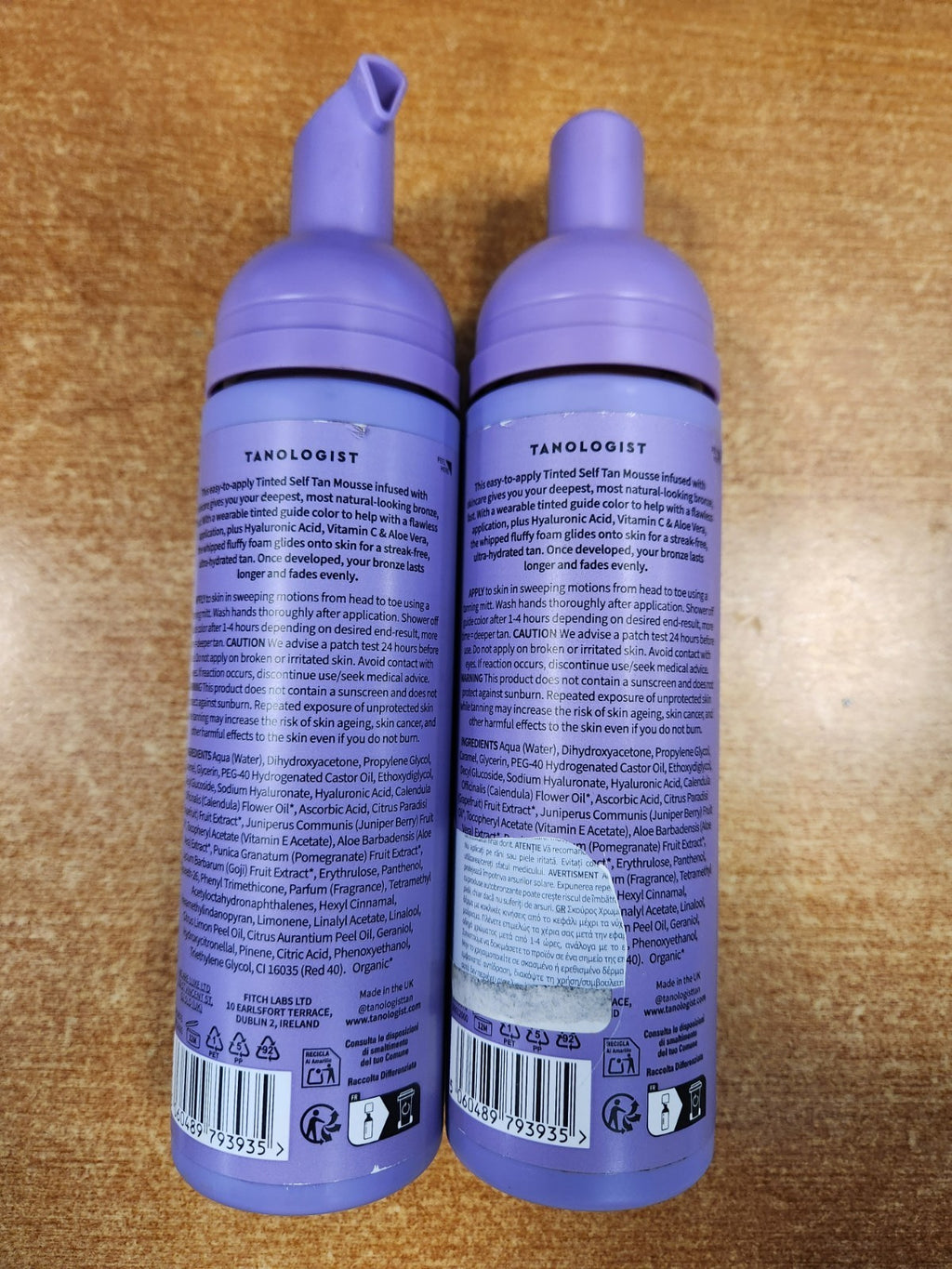 Self Tanner Mousse Dark Tan 2 Pack - Streak-Free, Hydrating & Fast-Developing