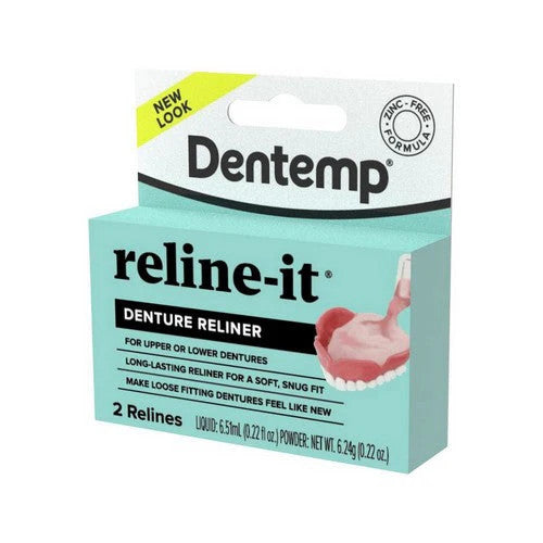 Denture Reliner Kit - Easy-to-Use Home Fit for Comfort & Confidence