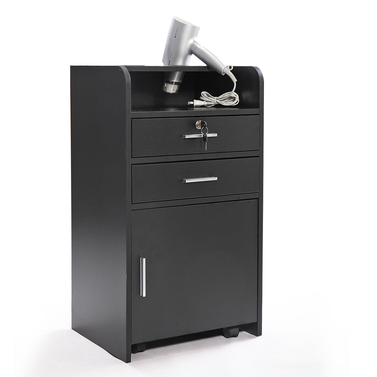 Salon Trolley Station Beauty Cart with Drawer and Storage Shelves