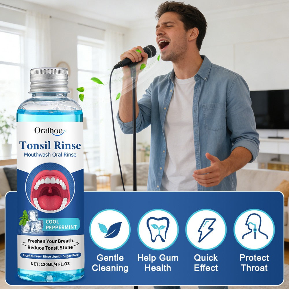 Natural Tonsil Stone Remover Mouthwash 2-Pack - Bad Breath & Oral Hygiene