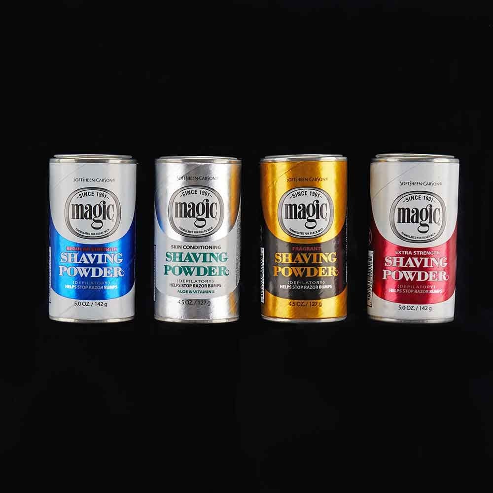 Blue Regular Strength Shaving Powder 5 oz Pack of 5