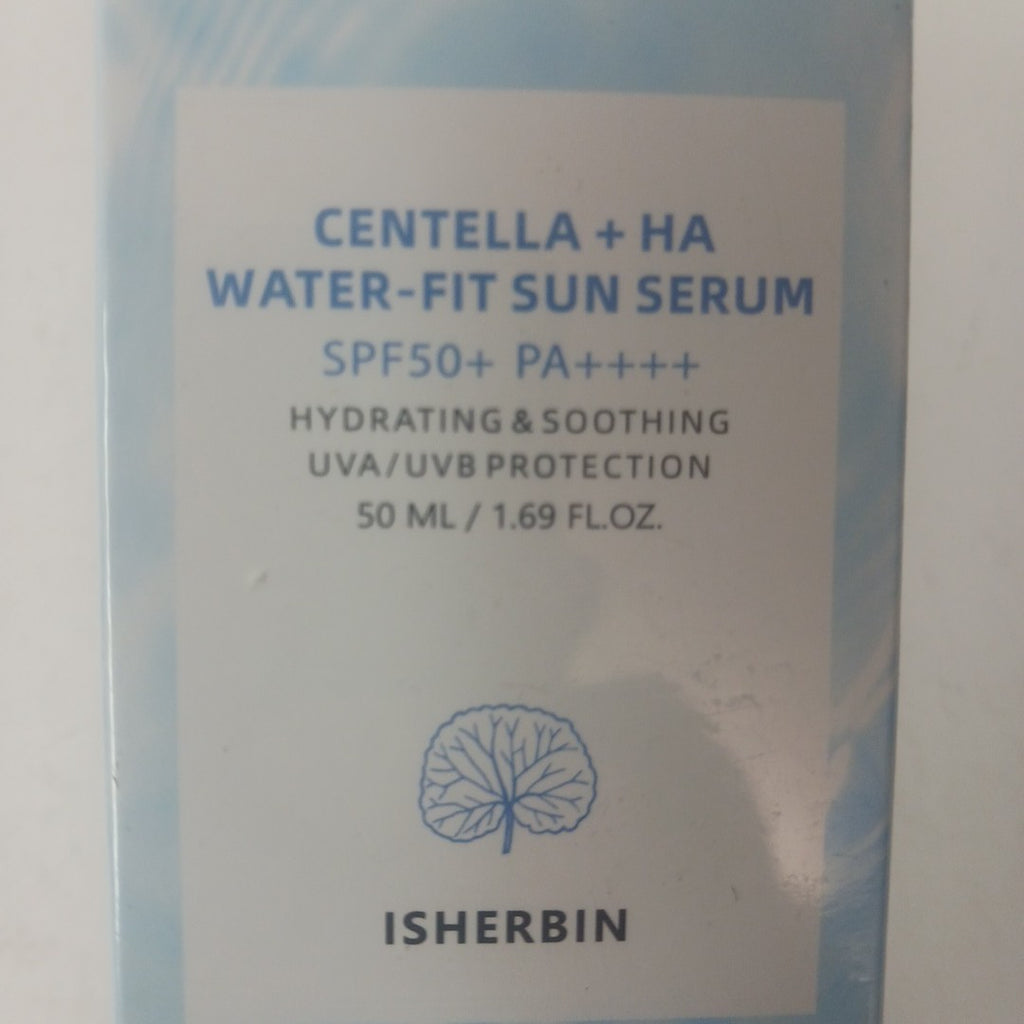 Centella and Hyaluronic Acid Water-Fit Sun Serum SPF 50+ PA++++ 6/2030 Exp