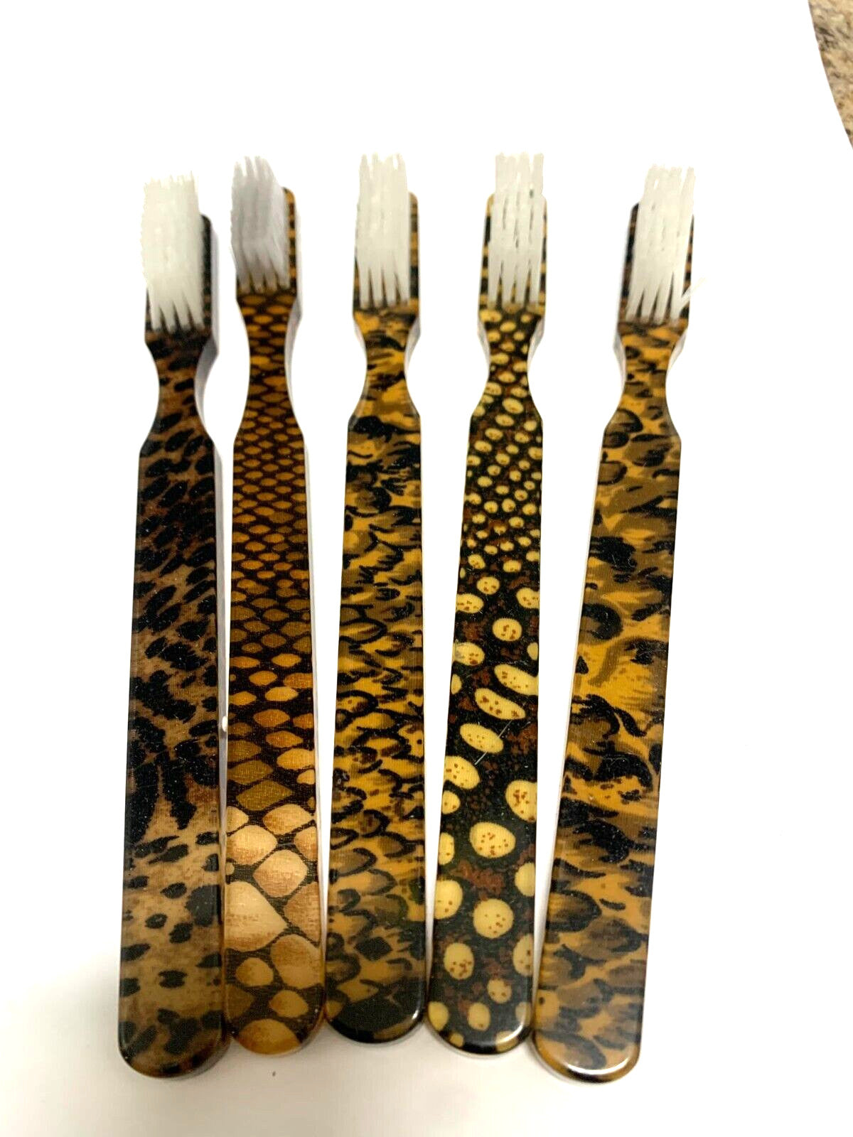 Vintage 5-Pack Handmade Nylon Bristle Toothbrushes - Alan Stuart New York