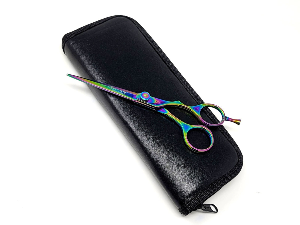 Professional German Hair Cutting Scissors 6.5 Inch Multi Color Titanium Coated