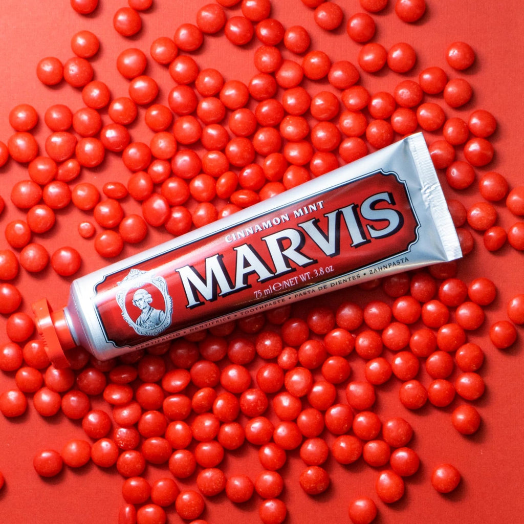 Marvis Cinnamon Mint Toothpaste 3.8 oz Spicy Sweet Flavor Made in Italy