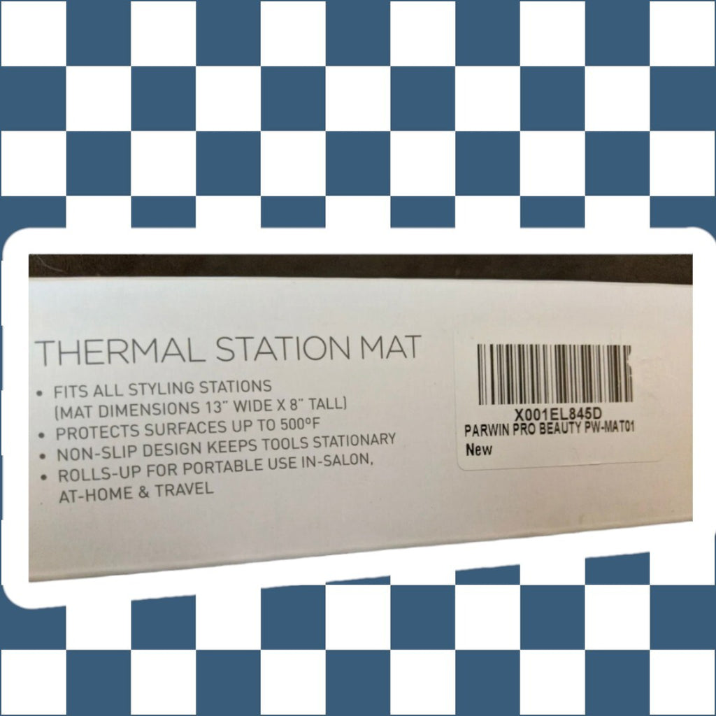 Heat Protection Mat for Curling Irons - Thermal Station Surface Guard