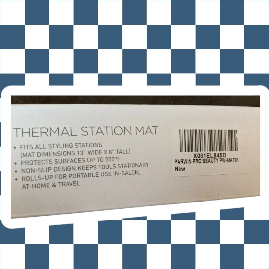 Heat Protection Mat for Curling Irons - Thermal Station Surface Guard