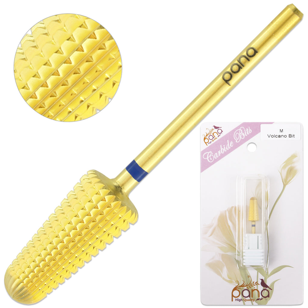 Premium Volcano Nail Drill Carbide Bit - Fast Acrylic and Gel Removal