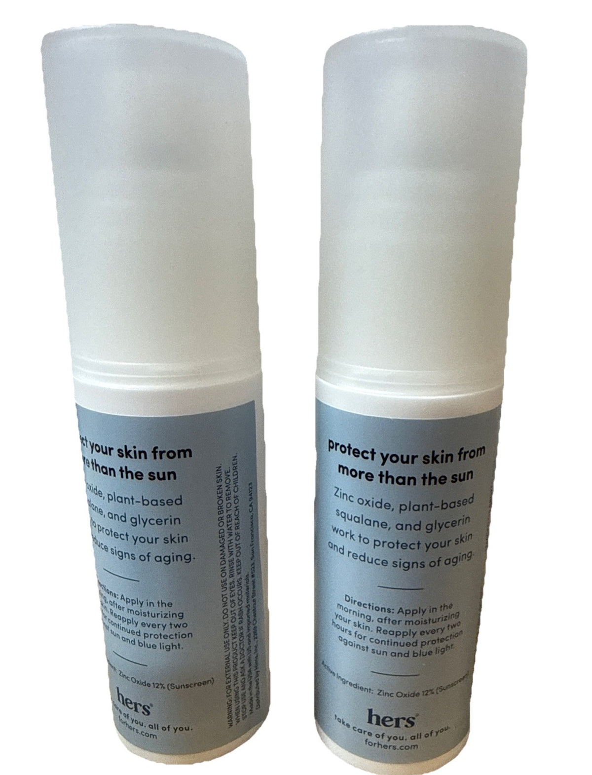 SPF 50+ Mineral Sunscreen with Multi-Screen Protection - 2 Pack 1 fl oz Each
