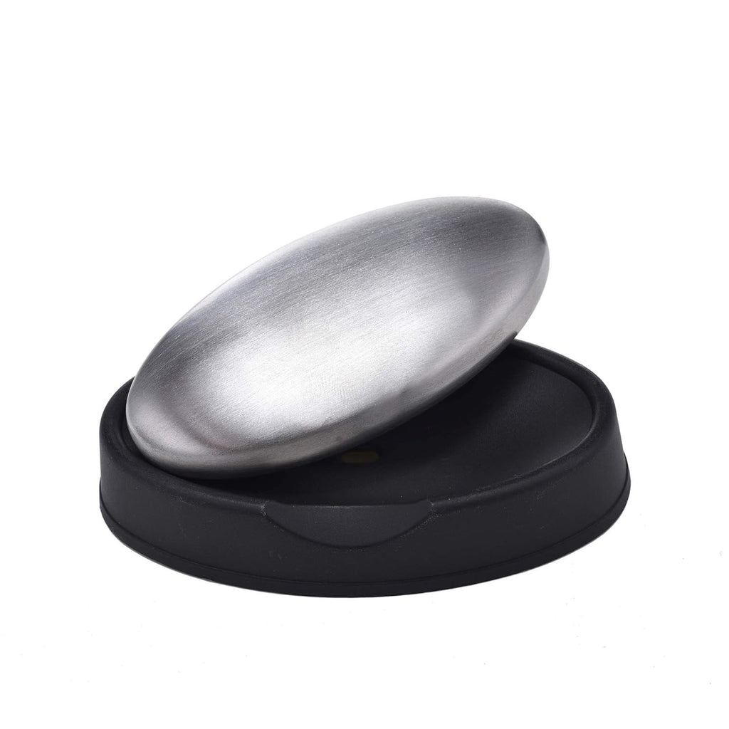 Stainless Steel Odor Remover Soap Bar 2 Pack - Hand & Surface Deodorizer