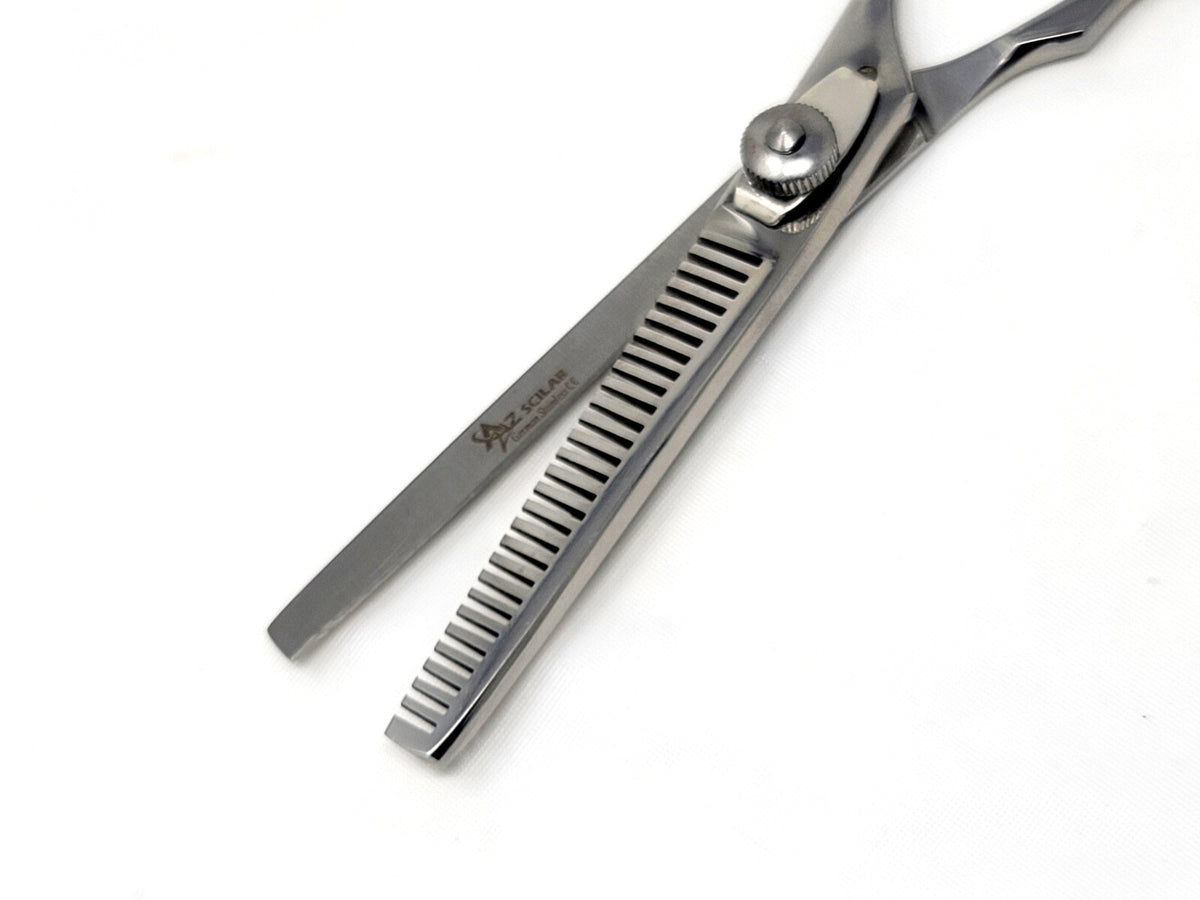 6-Inch Hair Thinning Scissors Barber Shears, Adjustable Tension, Stainless Steel