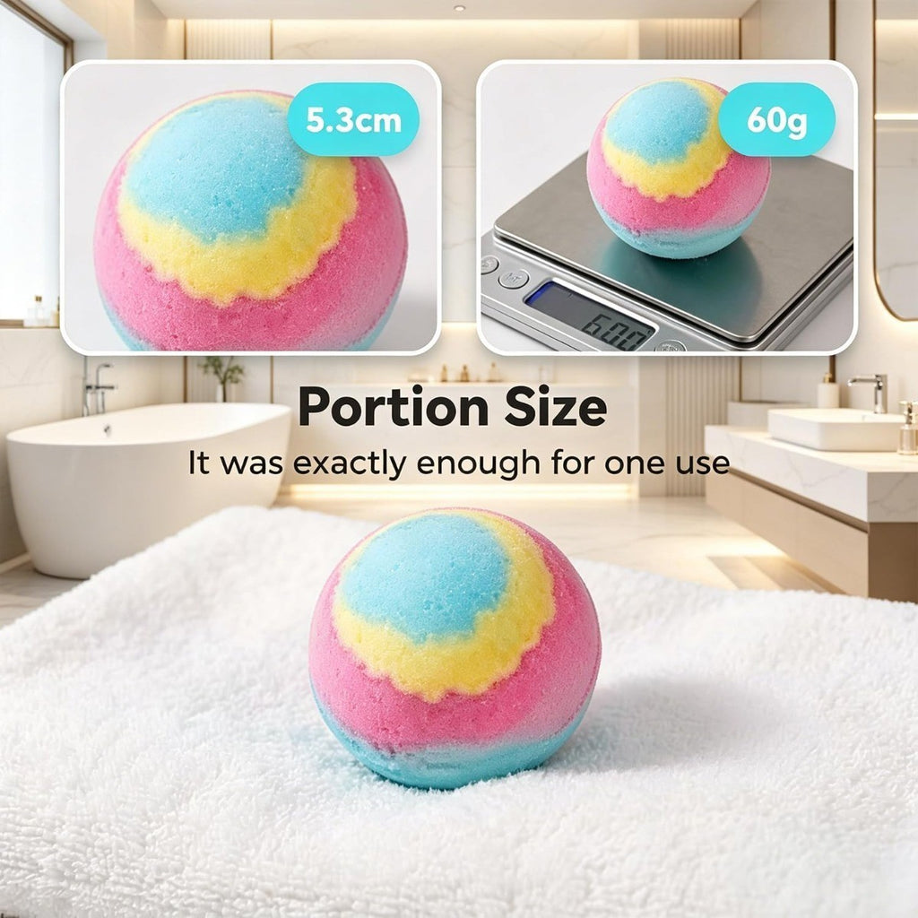 Kids Bath Bomb Set with Surprise Inside - Organic Ocean-Themed Bubble Bath Toys