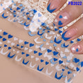 Holographic Nail Foil Transfer Stickers 10pcs Snake Heart Star Decor