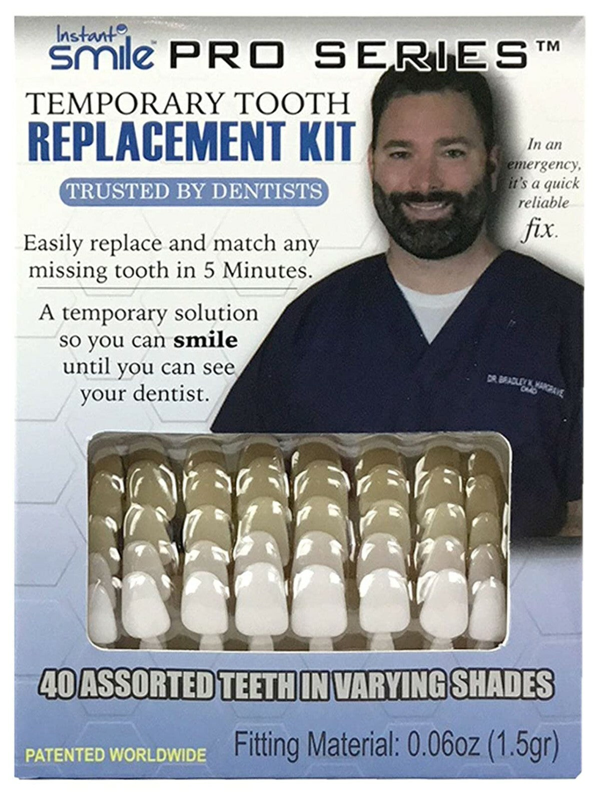 Temporary Tooth Repair Kit - Multi Shade Cosmetic Dental Fix