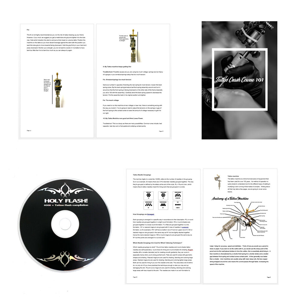 Wireless Tattoo Pen Kit - Javelin Freedom Portable Rotary Machine with RCA Power Pack