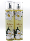 Body Mist Spray with White Tea & Ginger - 8 Fl Oz, Pack of 2