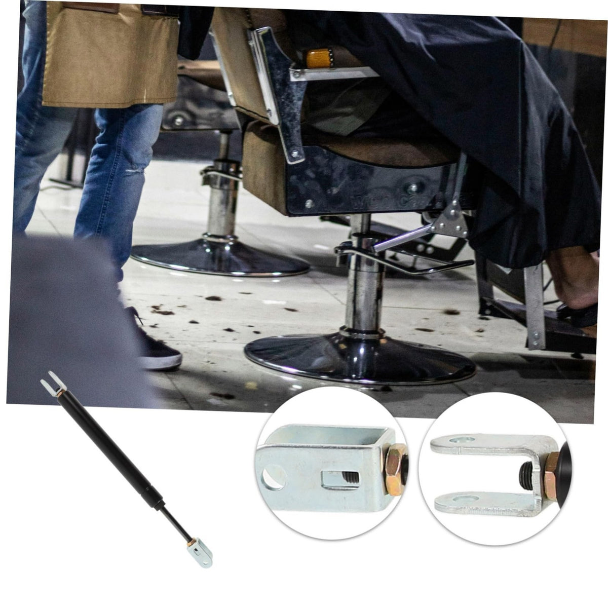 Barber Chair Gas Spring Rod Replacement for Salon & Reclinable Chairs
