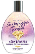 Champagne Stardust Self Tanner & Bronzer Lotion with Shimmer - 400X Dark Glow