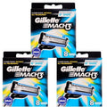 Gillette Mach3 Razor Blade Refills - Pack of 24 Compatible Cartridges