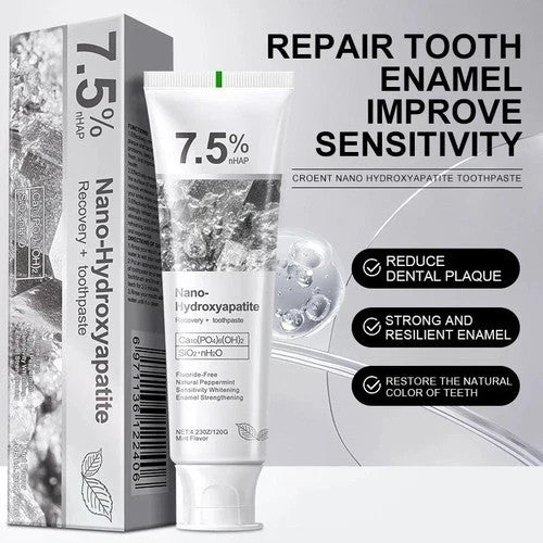 Nano Hydroxyapatite Toothpaste Set - 7.5% Concentration, 3 x 4.23 oz