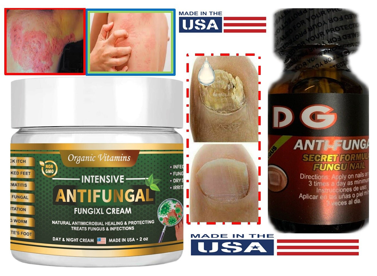 Natural Antifungal Nail & Toe Cream Gel for Athlete's Foot Support