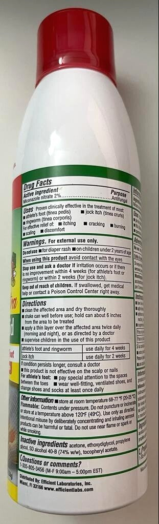 Antifungal Foot Spray for Athlete's Foot Relief - Hongo Killer Aerosol