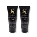 Black Girl Sunscreen SPF 30 Moisturizing Sun Lotion for Face & Body - No White Cast, Travel Size 2-Pack