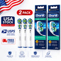 Electric Toothbrush Replacement Heads 3 Count x 2 Pairs - Dual Clean
