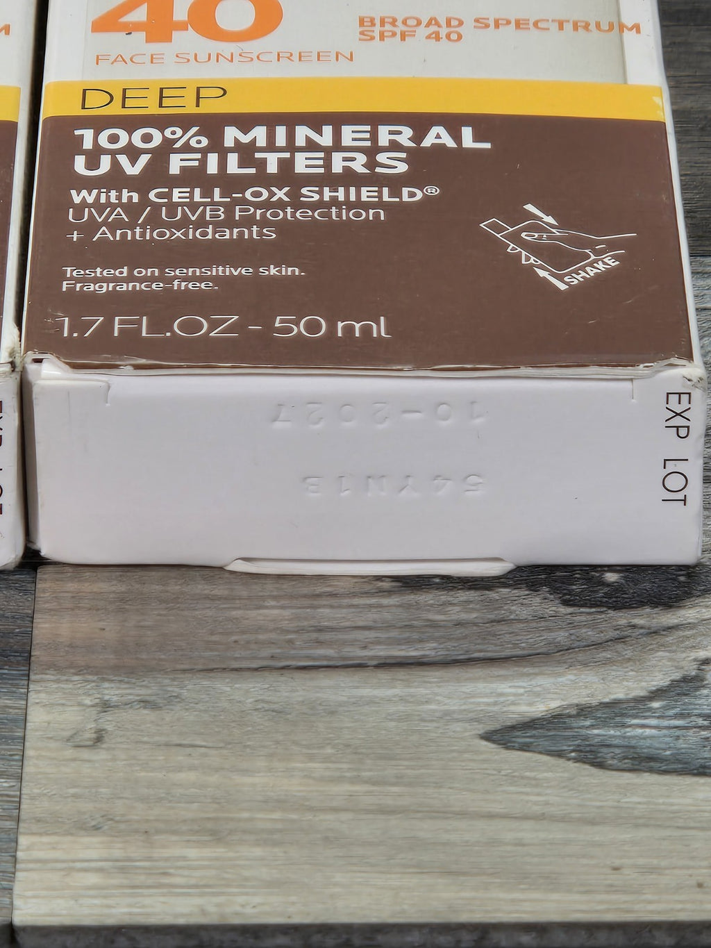 Mineral Sunscreen SPF40 Tinted Deep for Face - 1.7 oz