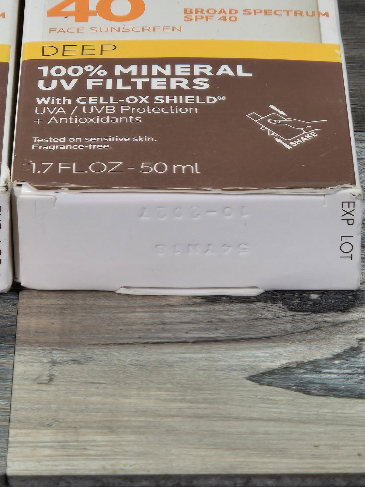 Mineral Sunscreen SPF40 Tinted Deep for Face - 1.7 oz