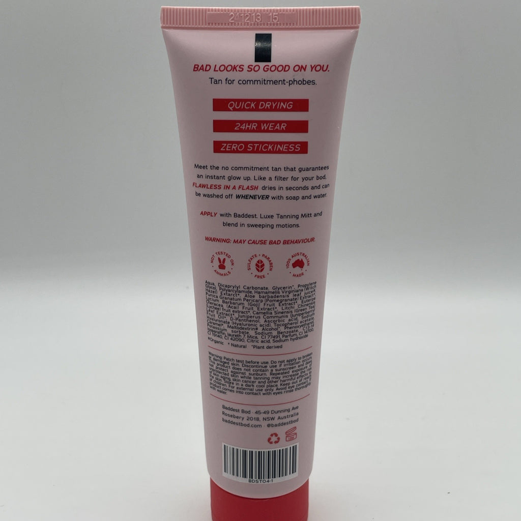 Instant Tanning Lotion - Baddest Bod 5.07 fl oz, 24-Hour Wear, Sealed