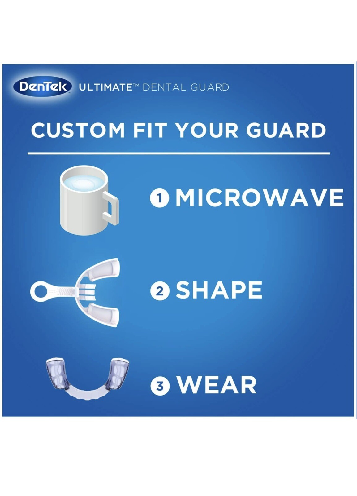 Dental Mouthguard for Full Protection - Custom Fit, 1 Count
