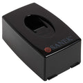 Neck Strip Dispenser for Salons and Barbershops - Black Plastic, Holds 60 Strips