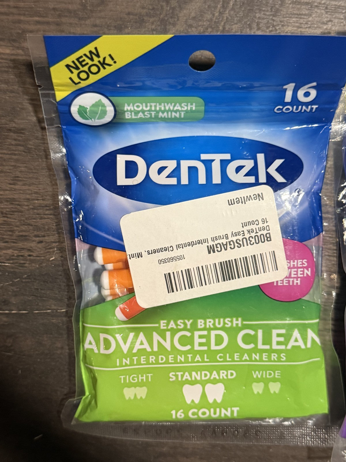 Dental Cleaners Pack - Plaque & Food Removal Between Teeth, 16 Count Each