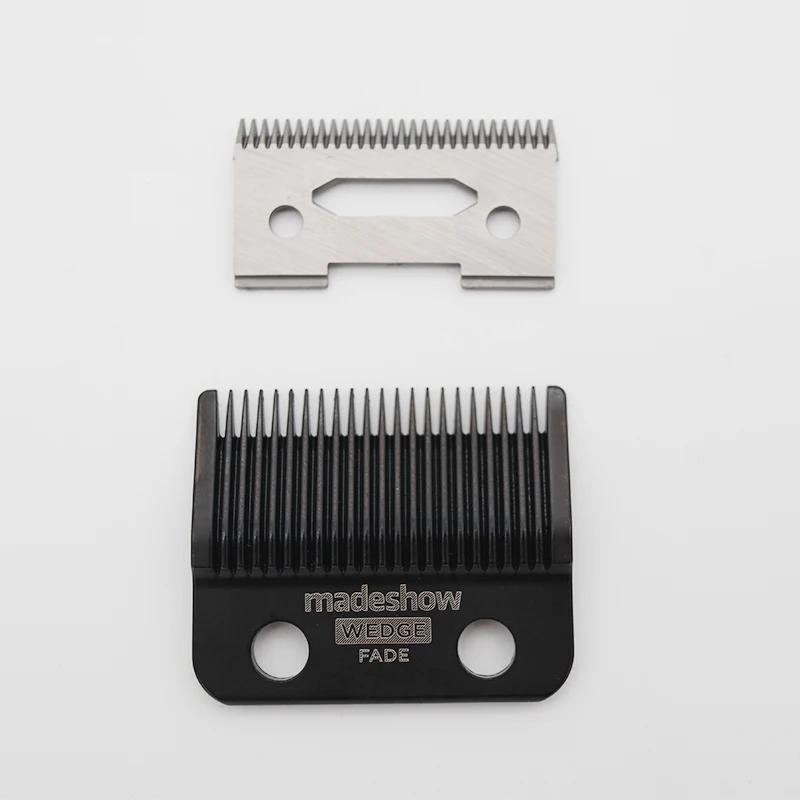 Hair Clipper Blade Replacement for Madeshow M5 M10 R66 R77f - Stainless Steel Wedge Fade Blades