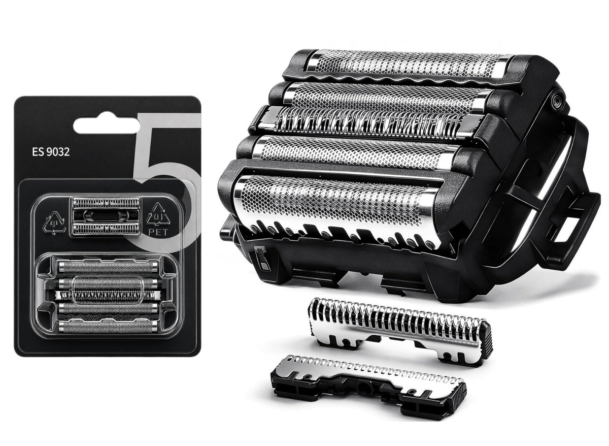 Replacement Foil & Blades Kit for Panasonic ARC5 5-Blade Razors – Multiple Pack Sizes