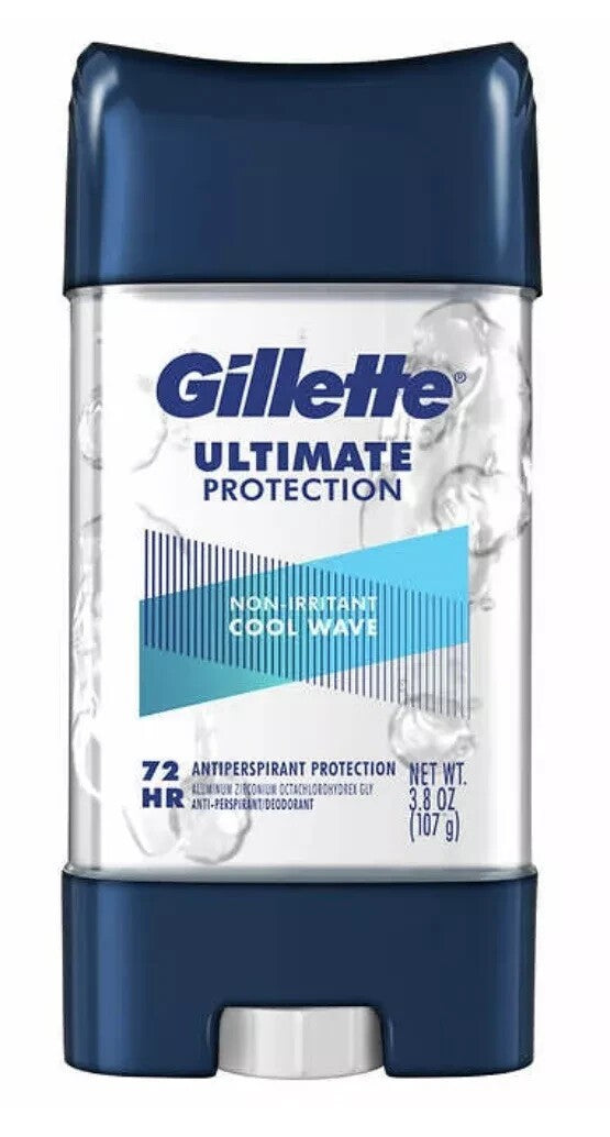 Gillette 6-in-1 Antiperspirant Gel Deodorant for Men - 3.8 oz, 5 Pack