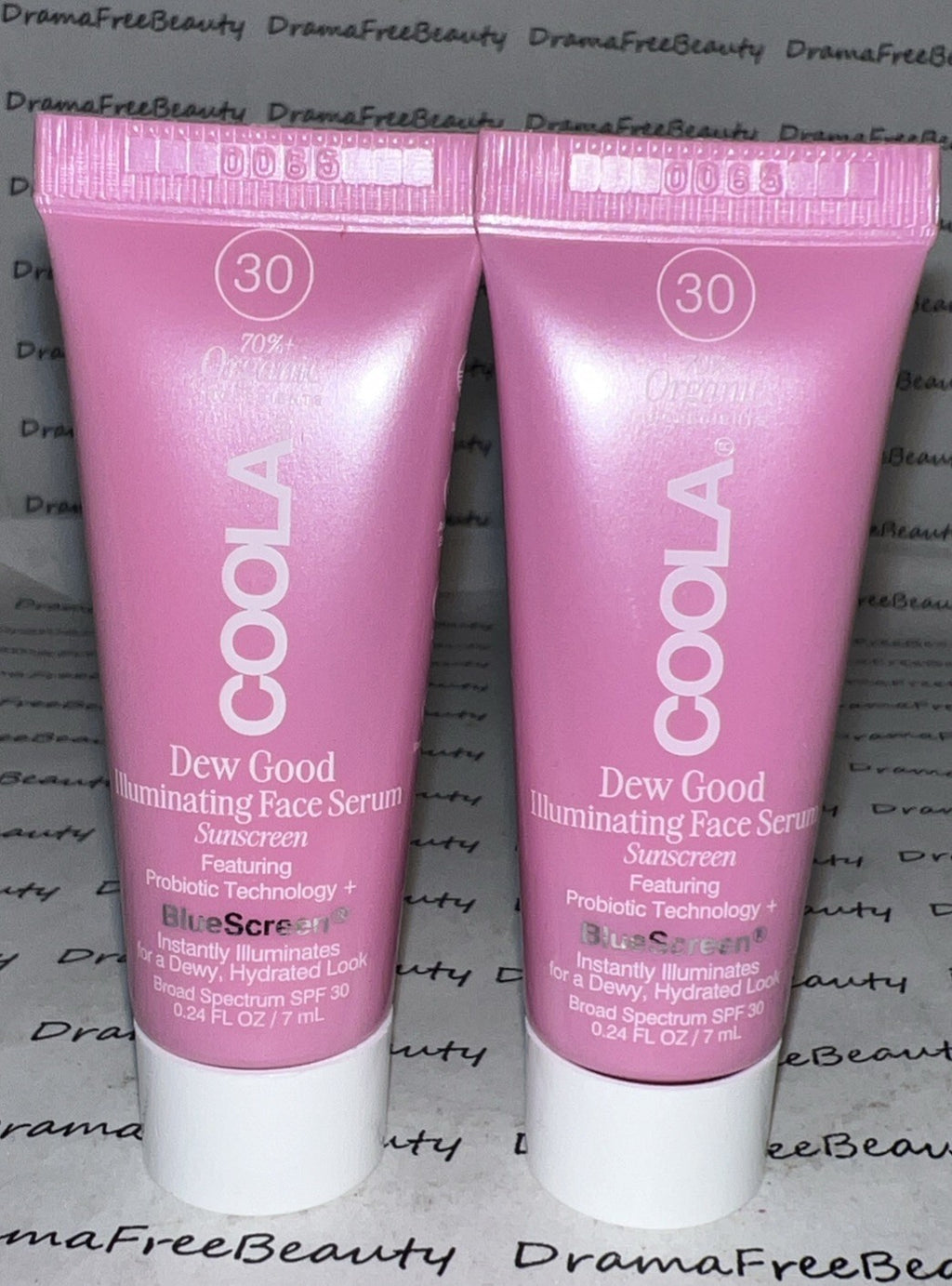 Coola Dew Good SPF 30 Illuminating Serum Sunscreen Duo Travel Minis