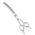 Professional Curved Thinning Dog Shears 7 Inch for Grooming, Blending & Trimming
