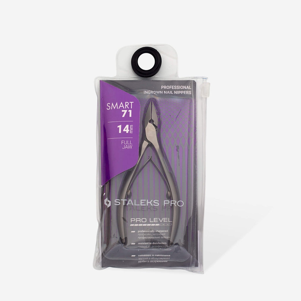 Ingrown Nail Nippers - Professional 14mm Full Jaw Cuticle Tool for Pedicure