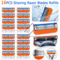 16-Pack Razor Blade Refills for Gillette Fusion ProGlide & SkinGuard