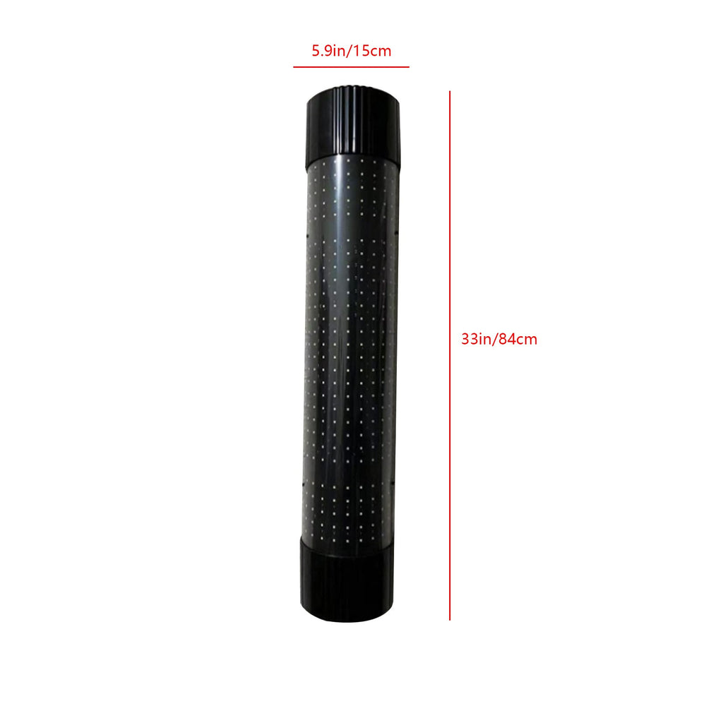 33-Inch Colorful Rotating LED Salon Light Outdoor Waterproof Display