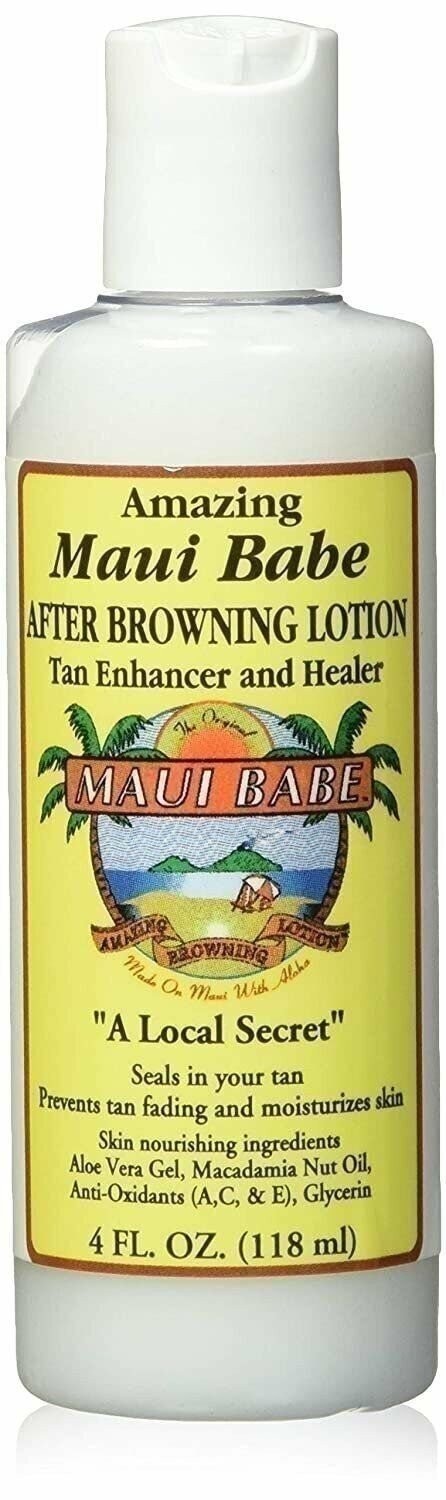 Maui Babe After Sun Tan Extender Lotion 4oz - Moisturizes & Heals Skin