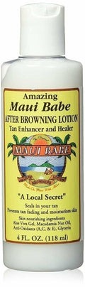 Maui Babe After Sun Tan Extender Lotion 4oz - Moisturizes & Heals Skin